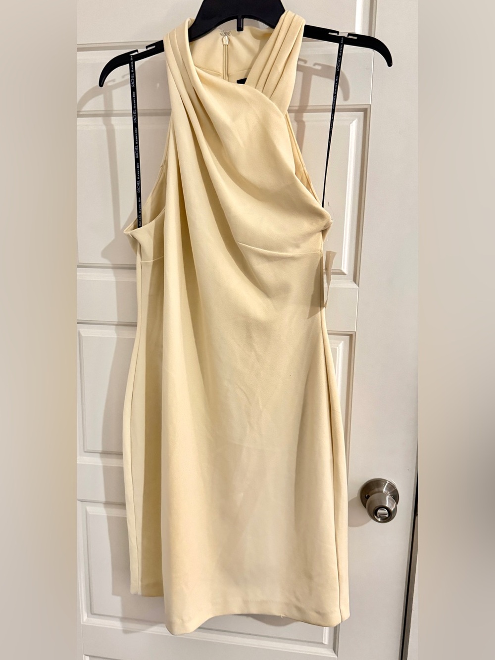 RACHEL Rachel Harland Crossover Halter Mini Dress - Picture 5 of 6